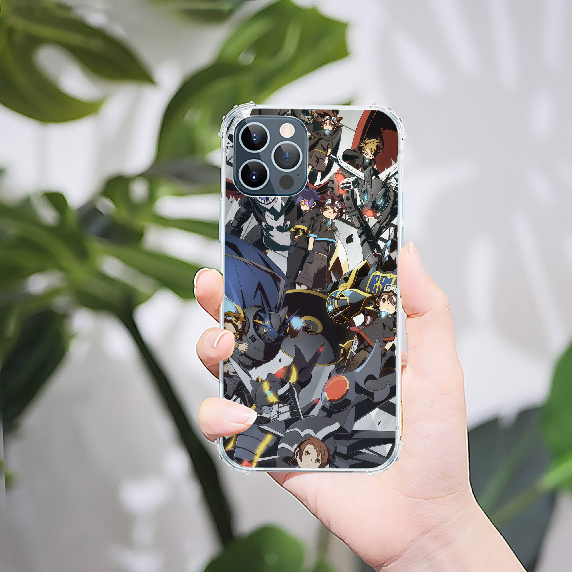 （画像用） Digimon デジタルモンスター/デジモン 【iPhone 12シリーズ対応】透明スマホケース（クリアソフトケース）